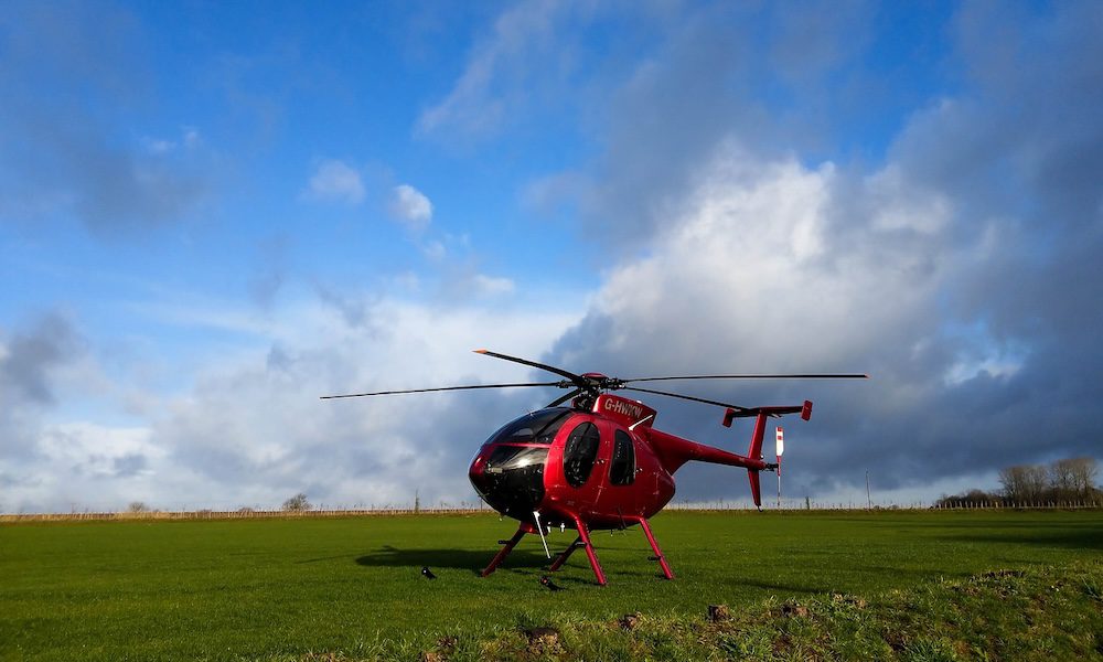 Helicopter transfers fron Seoul to Jeju Island